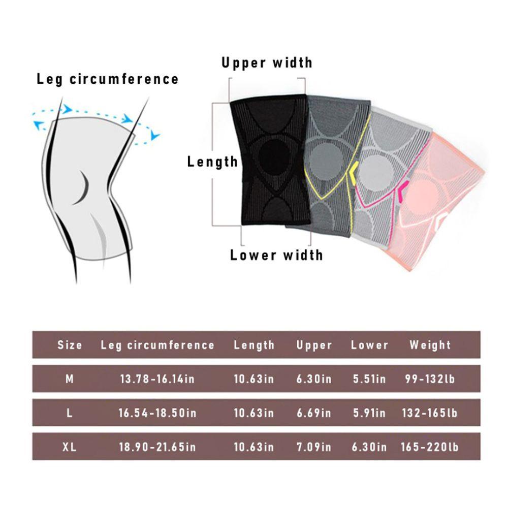 Đệm Bảo Vệ Đầu Gối Hỗ Trợ Tập Luyện Tennis Chất Liệu Nylon Co Giãn