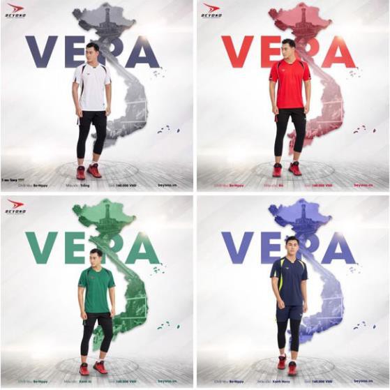 BỘ QUẦN ÁO THI ĐẤU BÓNG CHUYỀN NAM VERA - TRANG PHỤC THỂ THAO CAO CẤP, MIỄN PHÍ IN ẤN ་