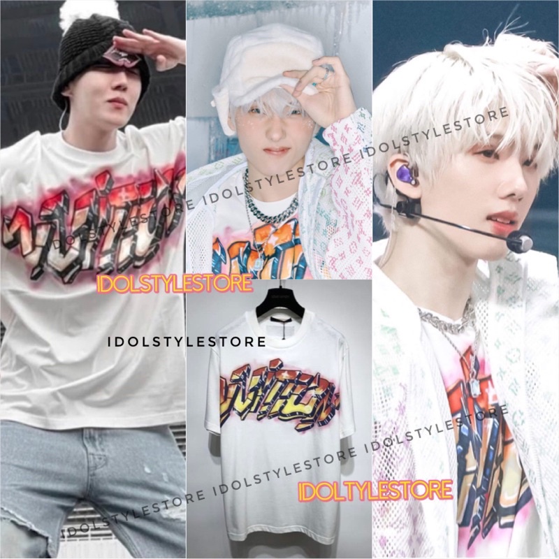 (Quà tặng kèm card) áo thun hiphop như J Hope ,Jisung NCT Dream Glitch Mode, Jungwon Enhypen