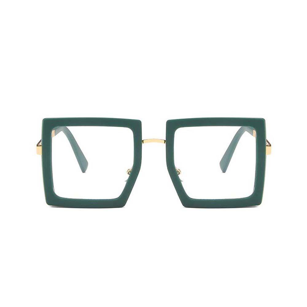 Mắt Kính Gọng Kim Loại Dày Chống Bức Xạ Màu Hồng Thời Trang Cho Nữ