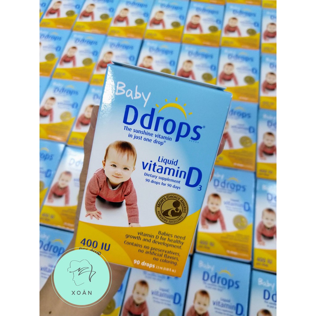 Vitamin D3 Ddrop cho bé dạng nhỏ giọt 2.5ml - 90 giọt thumbnail