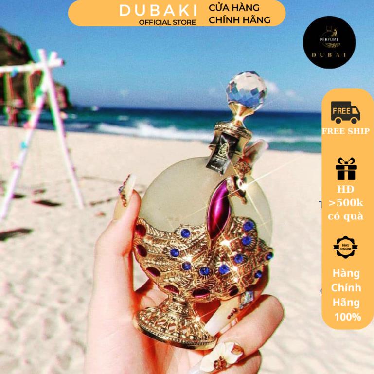 CHUẨN_AUTH_QUÀ_60K_TINH DẦU NƯỚC HOA DUBAI PHƯỢNG HOÀNG GOLD 35ML HÌNH CON CÔNG - HƯƠNG THƠM BÊN LÂU