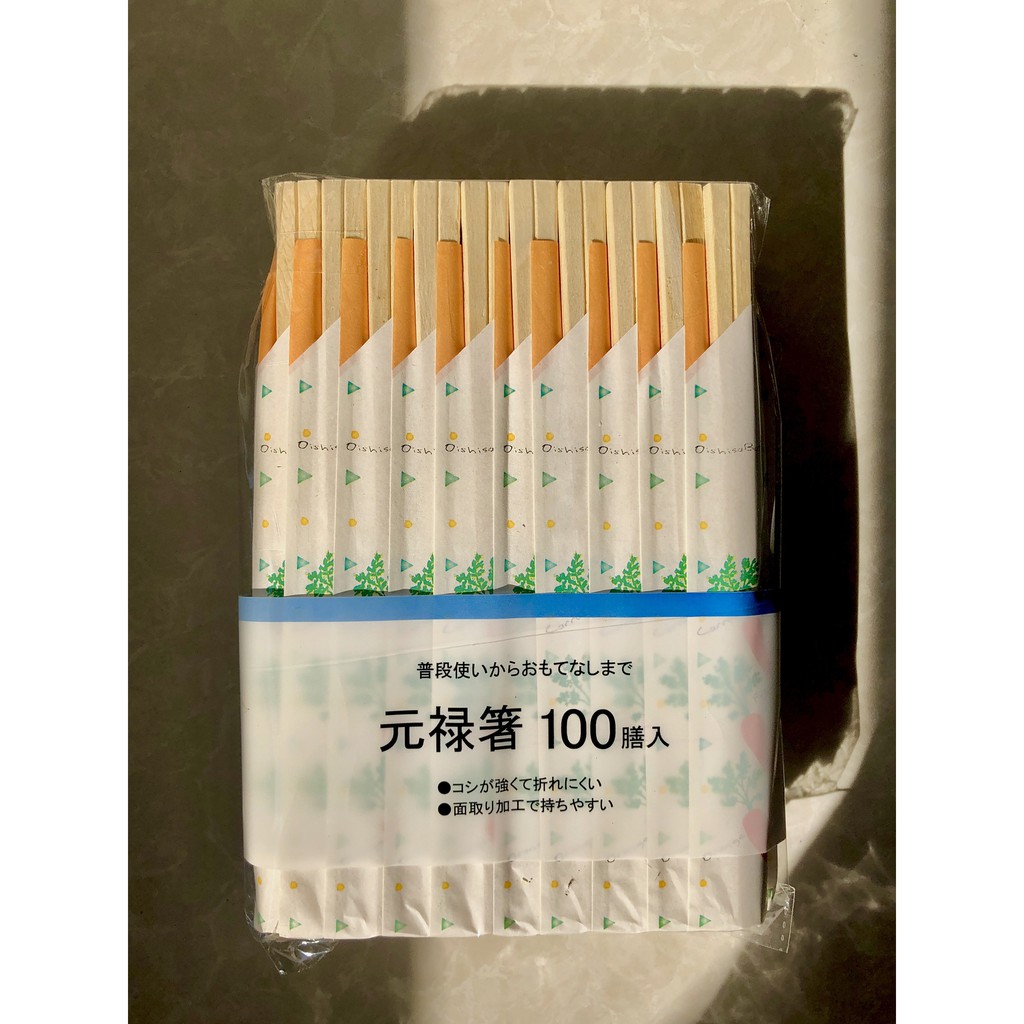 100 đôi đũa gỗ dùng 1 lần xuất khẩu Nhật
