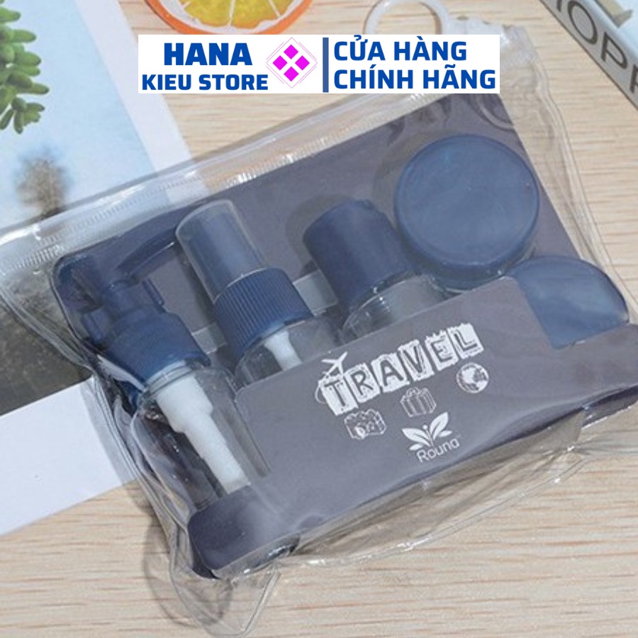 Bộ chiết mỹ phẩm dầu gội 6 món gọn gàng chắc chắn siêu xinh