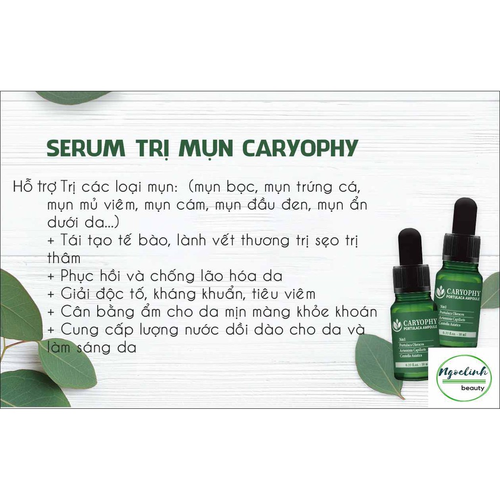 Serum Caryophy ngăn ngừa mụn và thâm  Chính Hãng - Serum Mụn Ngăn Ngừa Mụn Ẩn,Mụn Đầu Đen | BigBuy360 - bigbuy360.vn