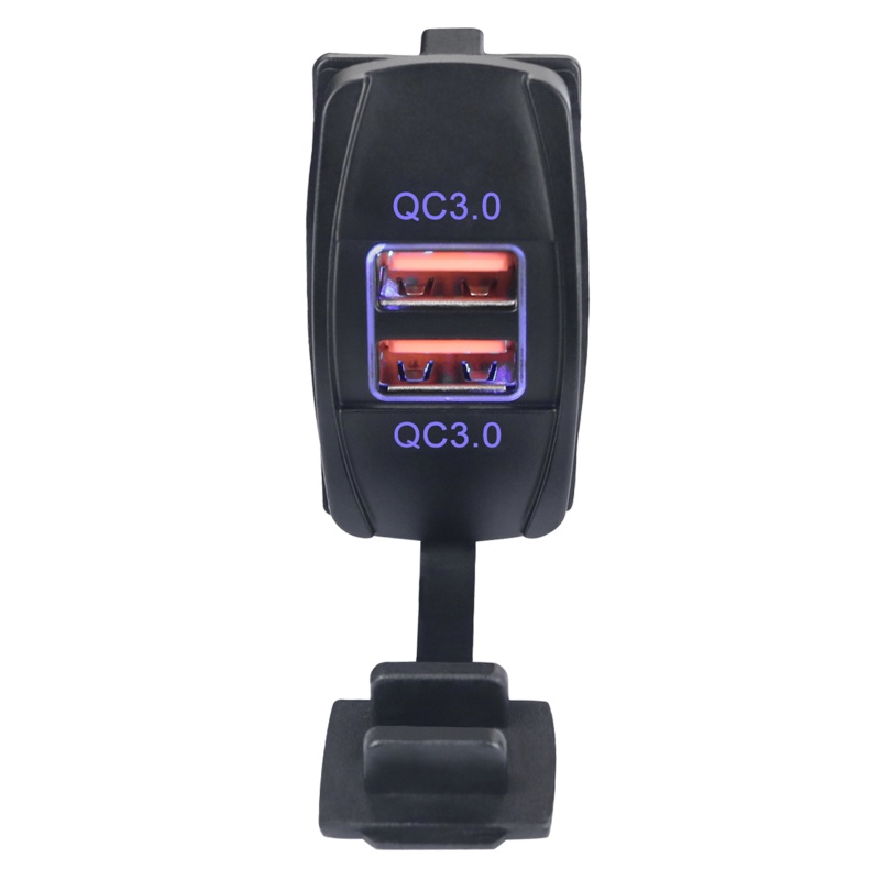 Đầu Sạc Điện Thoại USB QC3.0 Cho Xe Máy/Xe Hơi/Tàu Thuyền