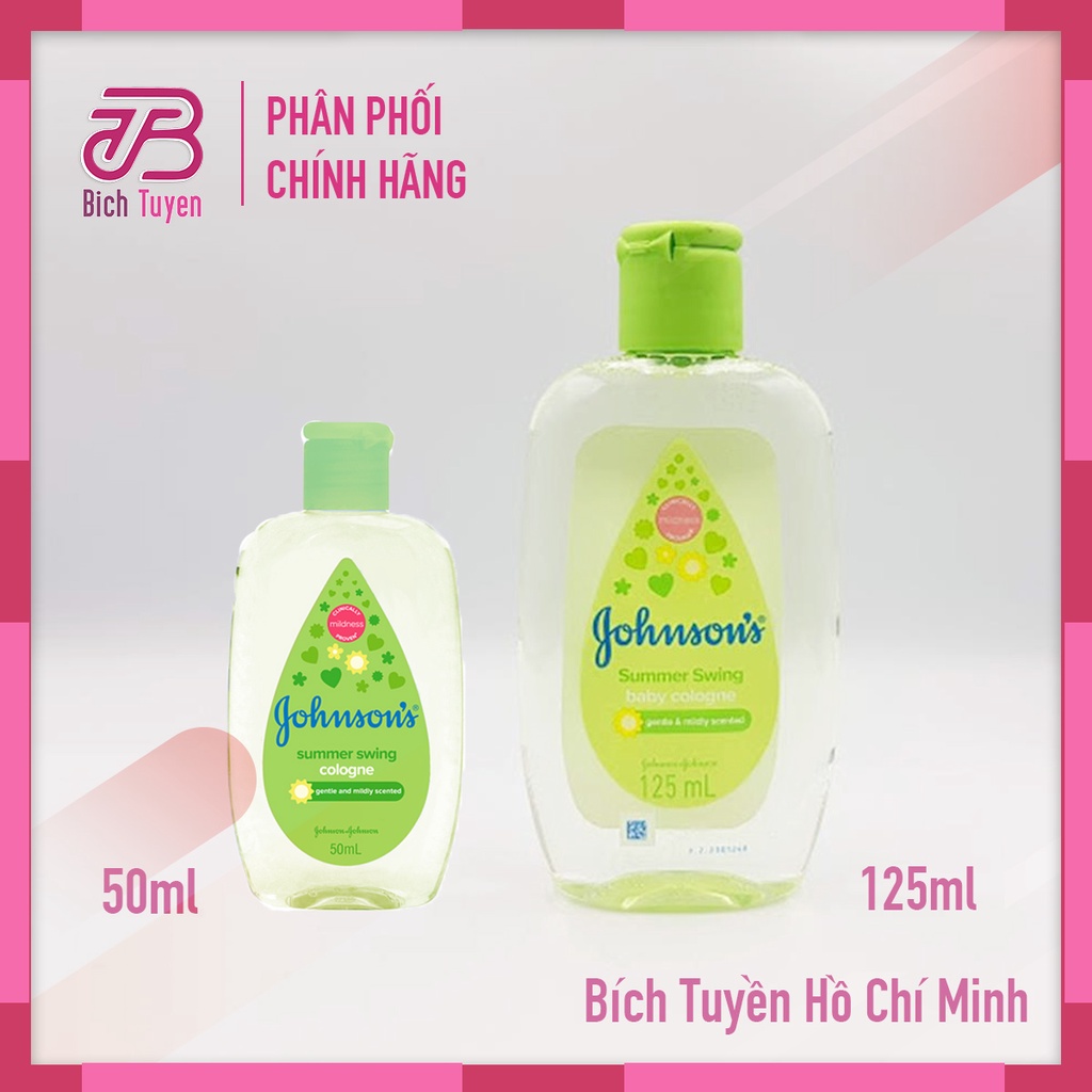 Nước Hoa Johnson's Baby Summer Swing Hương Mùa Hè Ban Mai - Nước Hoa Em Bé 50-125ml - Johnsons - Johnson BT Cosmetic