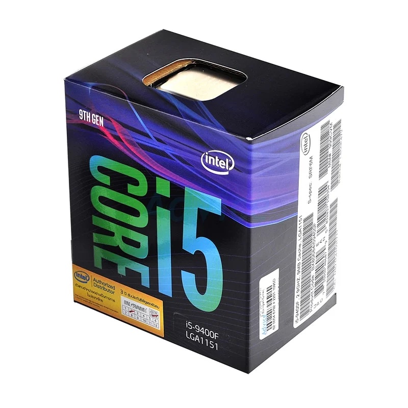 Bộ vi xử lý Intel I5 9400F kèm Fan