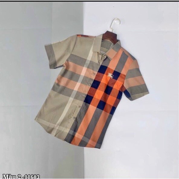 Áo Sơ Mi Nam, Áo Sơ Mi Nam Ngắn Tay, Áo Sơ Mi Hàn Quốc Chuẩn Shop Không Nhăn Cổ Bẻ Dáng Ôm Chống Phai Xù