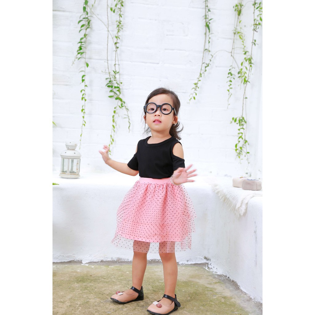 Chân váy tutu công chúa cho bé gái 1- 6 tuổi màu hồng, quần áo trẻ em KYNKIDS CVH0001