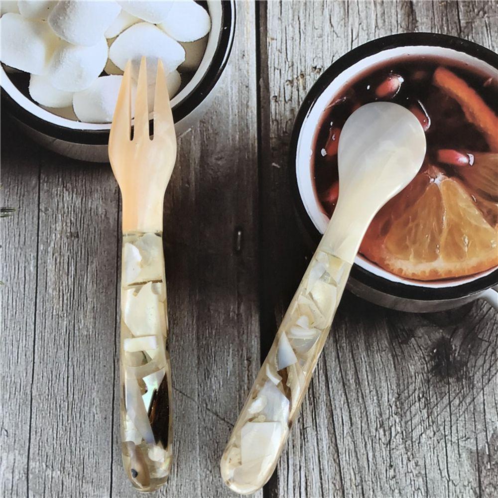 Muỗng Khuấy Cà Phê Hình Vỏ Sò Sáng Tạo