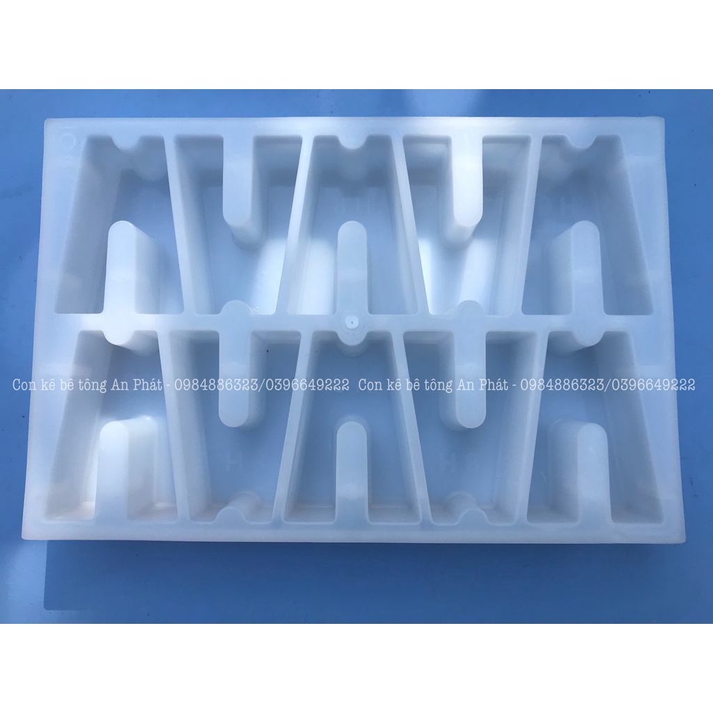 Khuôn nhựa đúc con kê bê tông H8 (80mm) dùng kê thép sàn lớp trên khi đổ bê tông siêu bền chất lượng