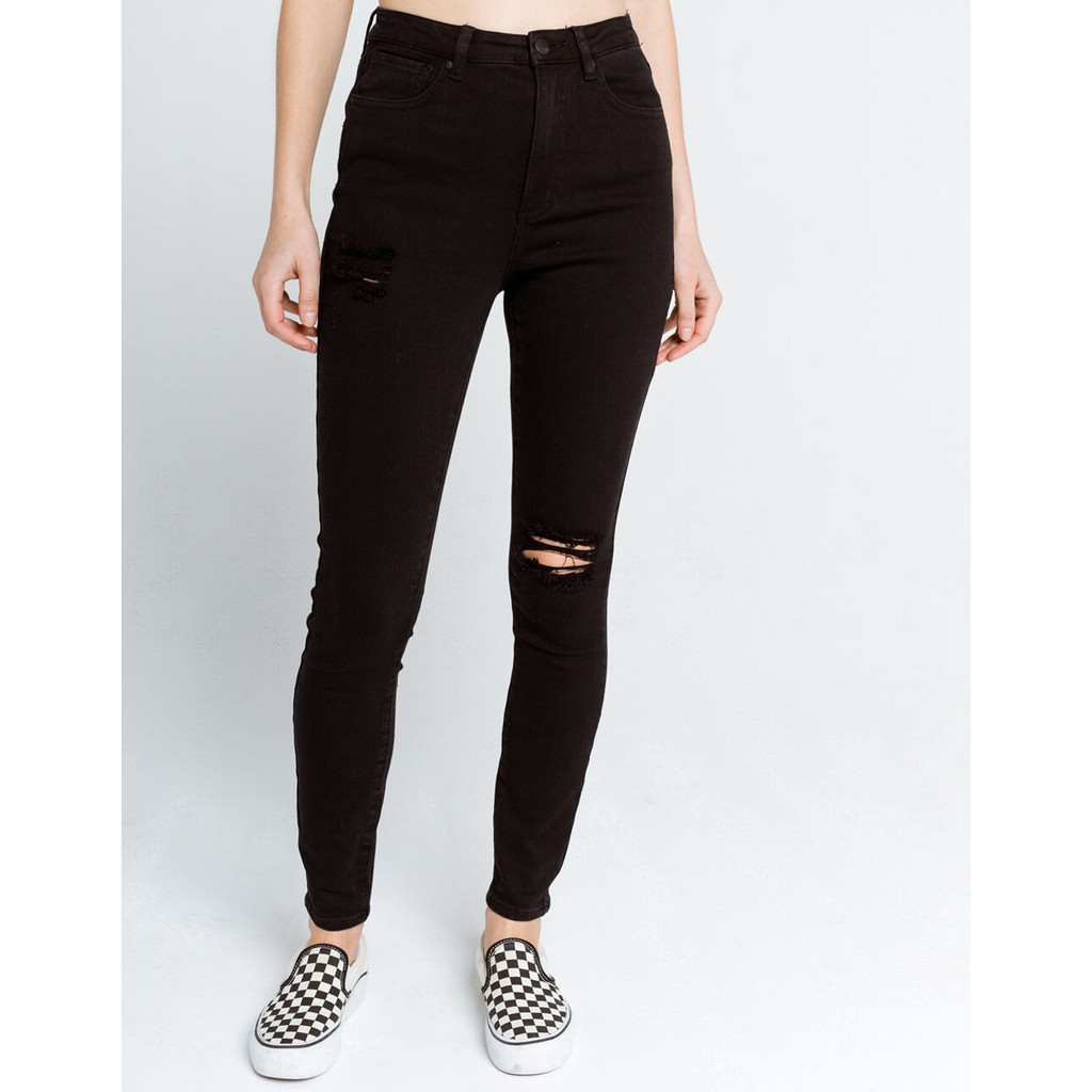 Quần jeans lưng cao vnxk xuất xịn
