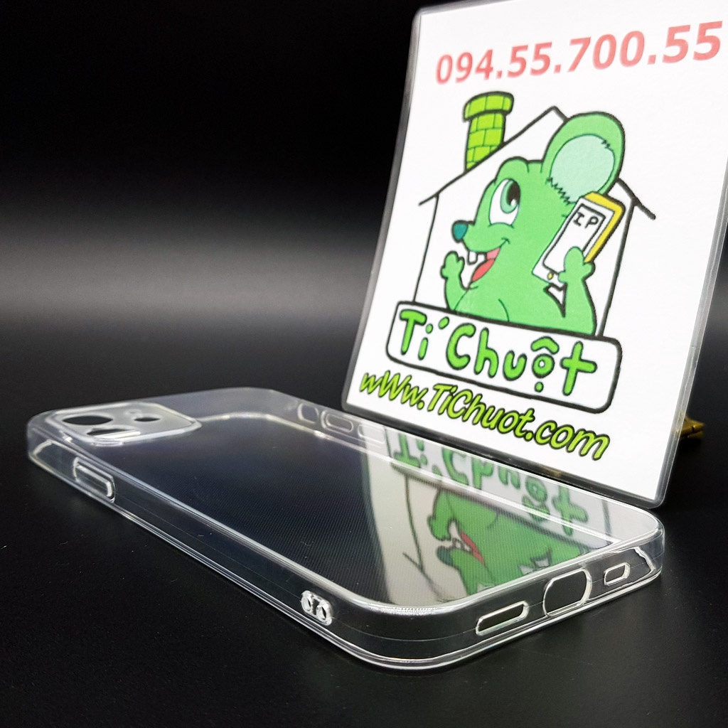 [Chính Hãng GOR][Ảnh Thật] Ốp lưng iPhone 12 6.1&quot; Silicon Dẻo Trong Suốt