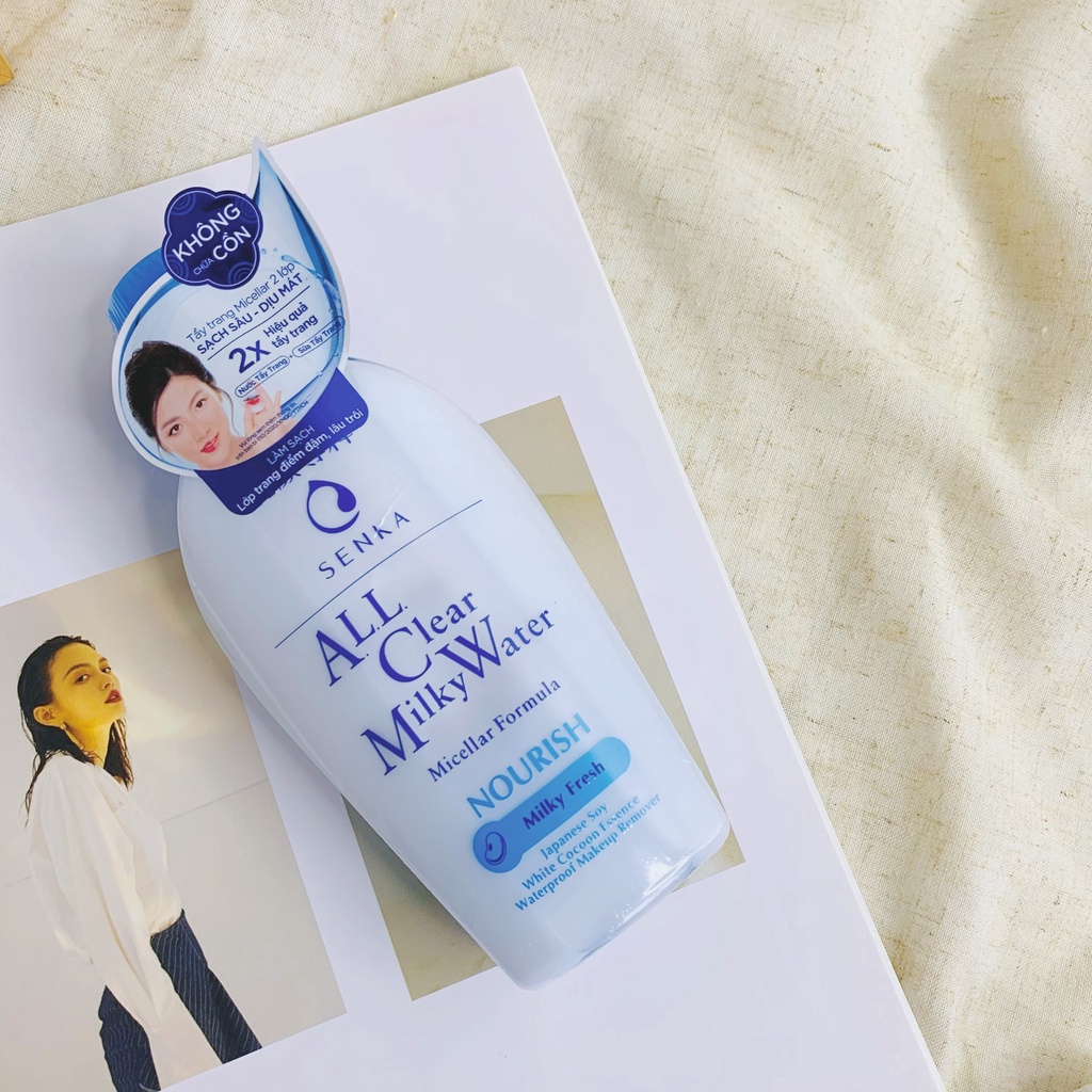 Nước Sữa Tẩy Trang Senka 2 Lớp 230ml