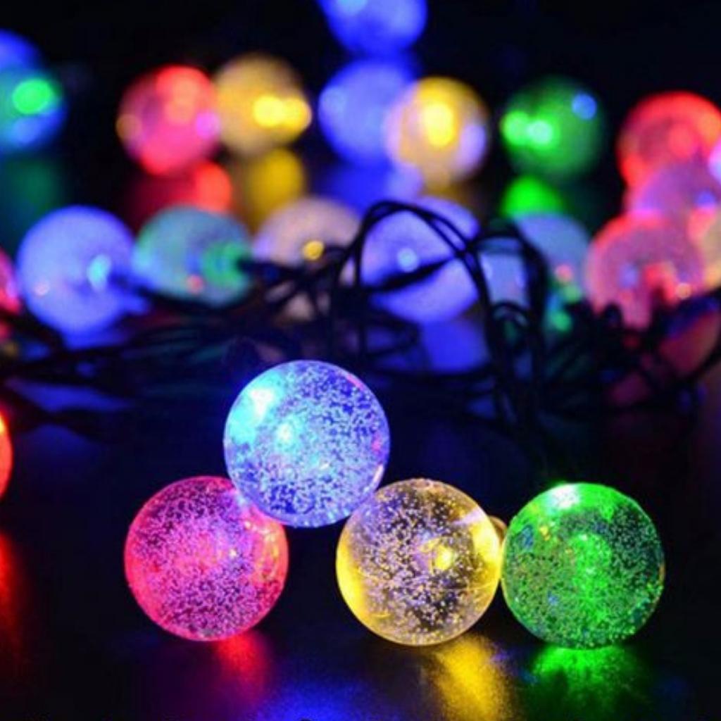 Dây Đèn Led Trang Trí CHERRY Bọt Bi, Trang Trí Cây Quất, Đào, Mai Ngày Tết - Đèn Bi Tròn SHOPNHATPHONG