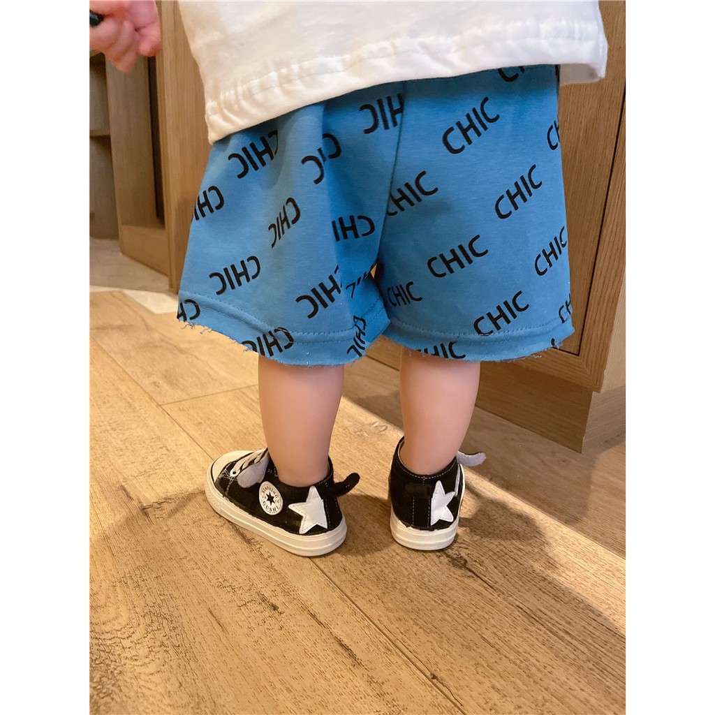 [Q109] Quần short nỉ xanh Chic sz 80-130