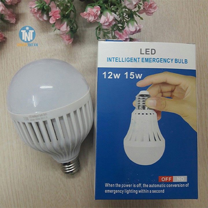 Bộ 4 Bóng Đèn Tích Điện LED 15W