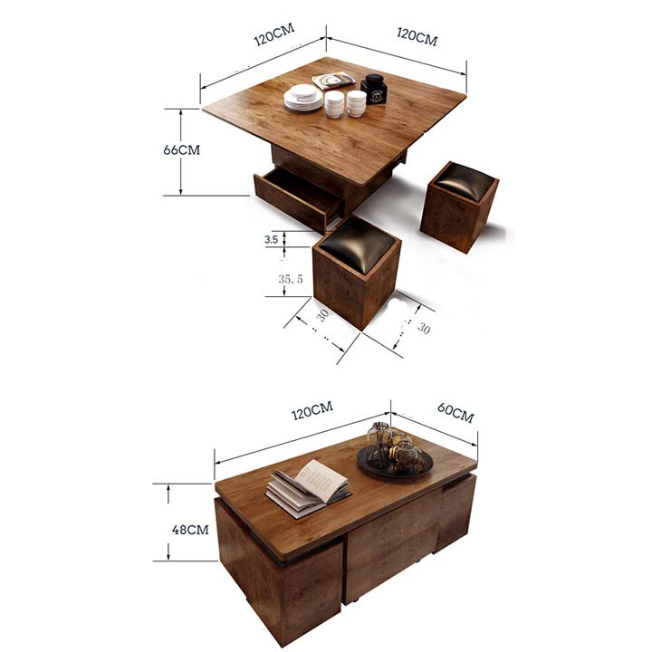 Bàn Sofa Thông Minh Hiện Đại HFC-BSF TM01-12 Cao Cấp
