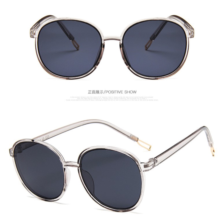 Kính mát chống tia UV400 thiết kế quá khổ thời trang Hàn Quốc cho nam và nữ