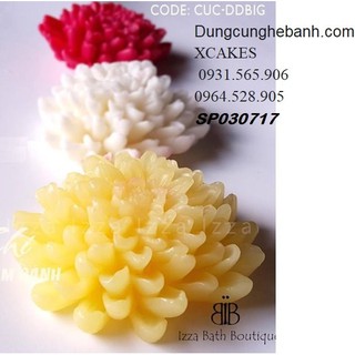 Khuôn Silicon Hoa Cúc Thược Dược
