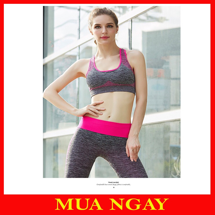 Bộ Quần Áo Tập Gym, Yoga, Aerobic, Thể Thao Nữ YT11