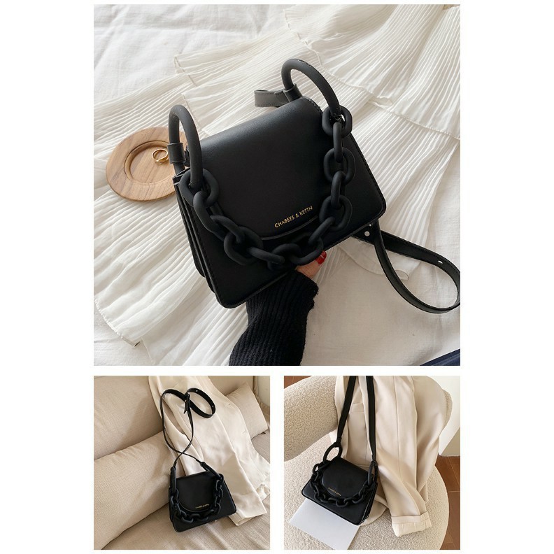 [Hot Trend] Túi Xách Quai Xích Da Cao Cấp Hồng Đen Trắng Kem Thiết Kế Thời Trang Trẻ Trung Năng Động 2021 TX0001-04 | BigBuy360 - bigbuy360.vn