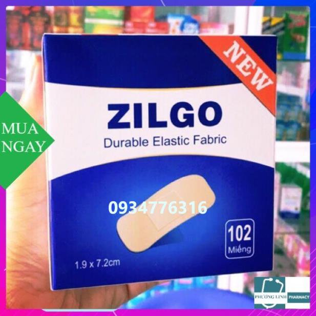 Băng cá nhân Zilgo (hộp 102 miếng)