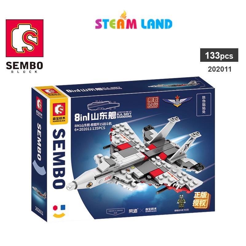 Đồ Chơi Lắp Ráp Máy Bay Chiến Đấu - SEMBO 202011 Steamtoys