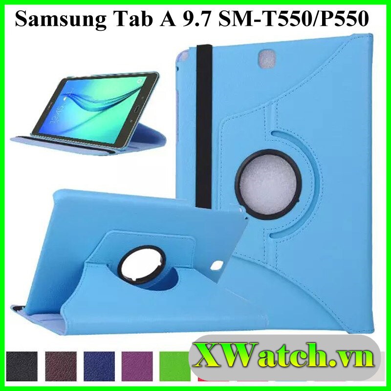 Bao da Xoay Tab A 9.7 - Bao da Samsung Galaxy Tab A 9.7 - Bao da T550/T551/T555/P555 | WebRaoVat - webraovat.net.vn