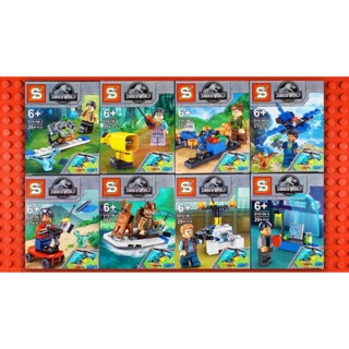 💥💥 lắp ráp sy 6196 set 8in1 công viên khủng long 💥💥 ảnh thật