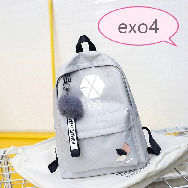 Ba lô phong cách Hàn Quốc họa tiết Bts Monsta X Exo Blackpink | BigBuy360 - bigbuy360.vn