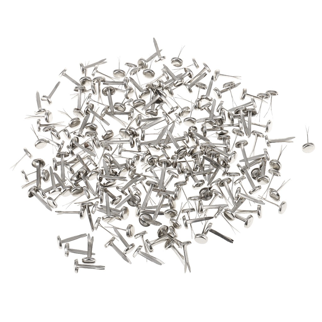 200 Pieces Mini Brads Paper Craft Fasteners For Cardmaking Scrapbooking