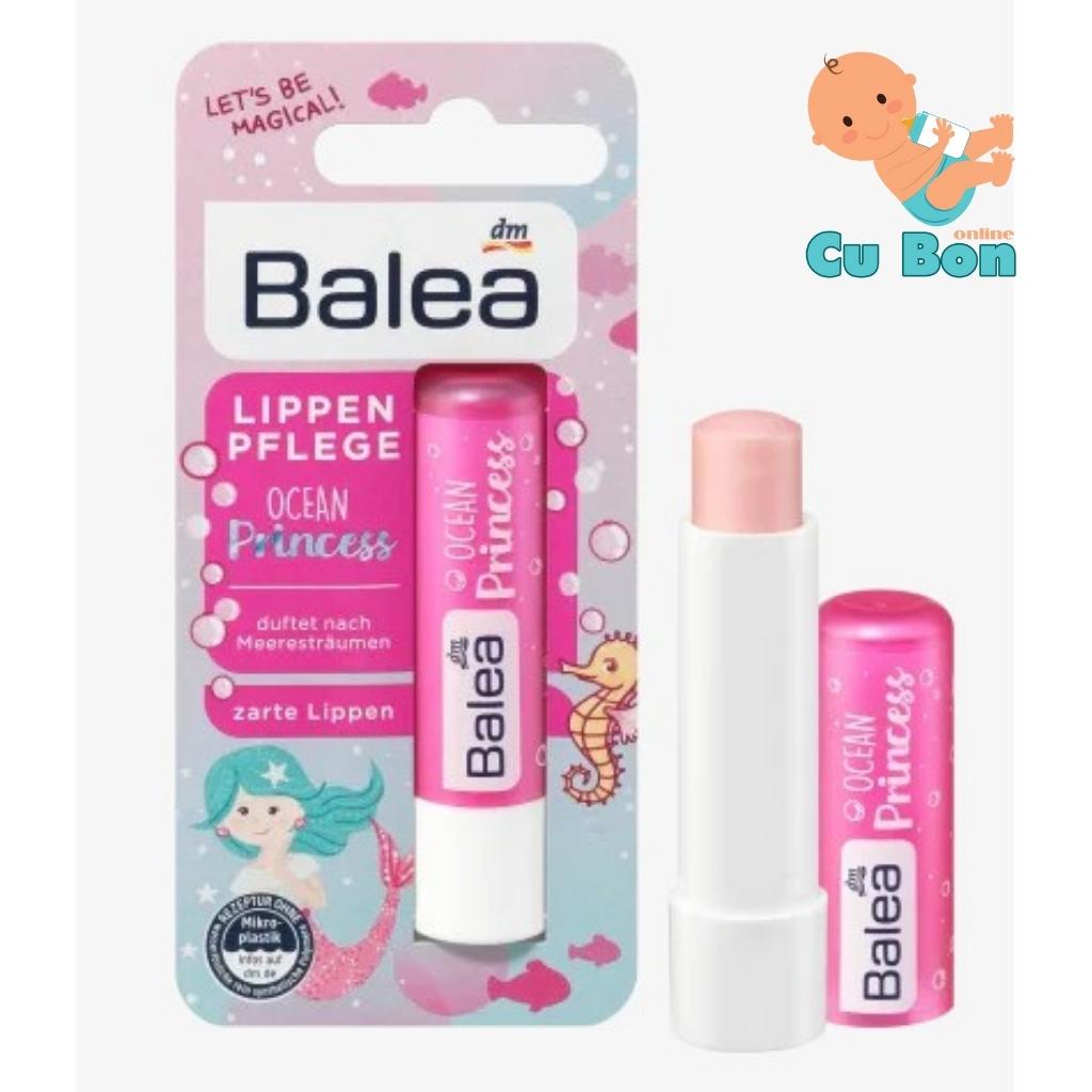 Son dưỡng môi cho trẻ em Balea Ocean Princess 4.8g của Đức