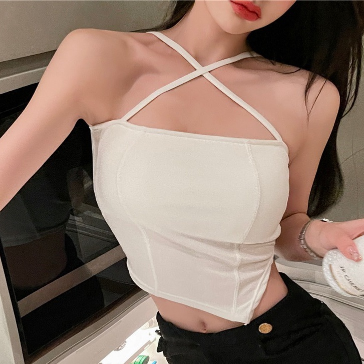 Áo Không Tay Thiết Kế Không Đồng Đều Quyến Rũ Thời Trang Theo Phong Cách Phương Tây Cho Nữ