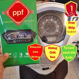 Miếng dán mặt đồng hồ xe SH 125i ppf