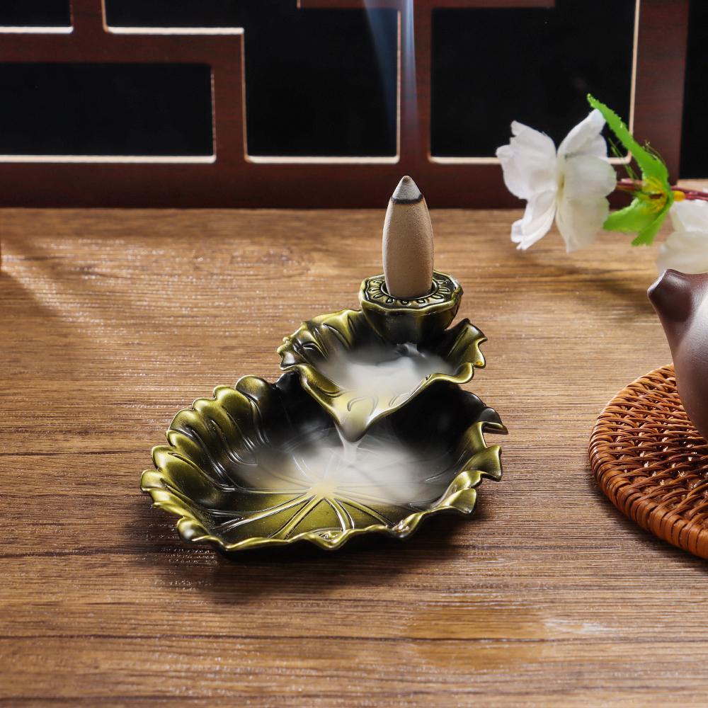 FAY Thác Khói Trầm Hương Hình Hoa Sen Trang Trí Nhà Cửa