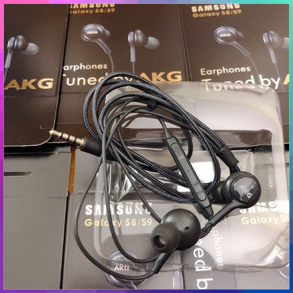 Tai nghe Samsung, tai nghe có dây AKG jack 3.5mm mic hỗ trợ đàm thoại dây dù chống rối loại tốt