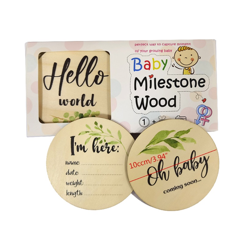 Bộ Thẻ Ghi Âm Dùng Làm Đạo Cụ Chụp Ảnh Kỷ Niệm Cho Bé Sơ Sinh