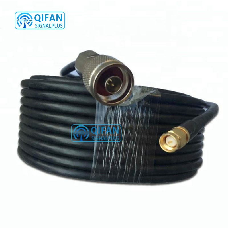 Cáp ăng-ten LMR240 ROHS Mất Thấp 50 ohm SMA Nam Đến N Nam LMR240 RF Cáp Đồng Trục Cho Ăng Ten Bộ Địn