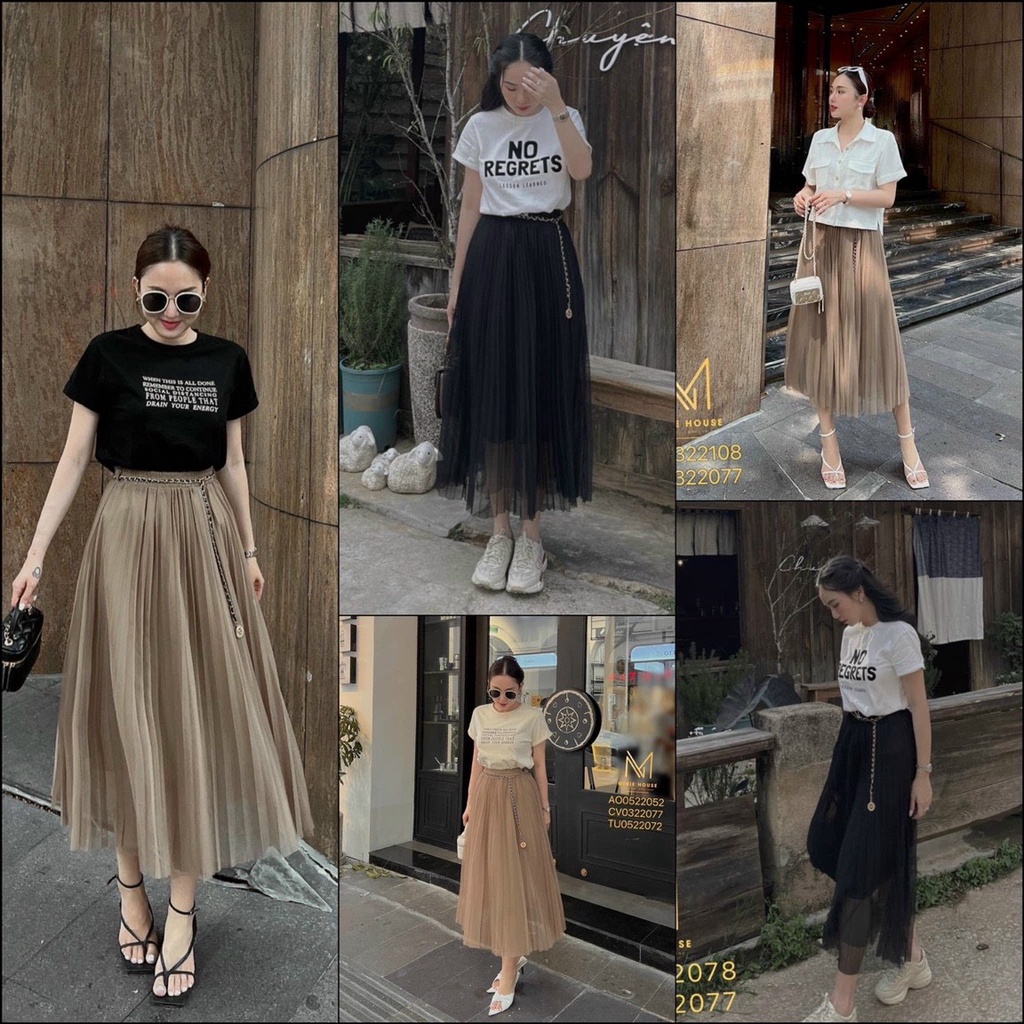 Chân váy xích nữ tính hàng QC