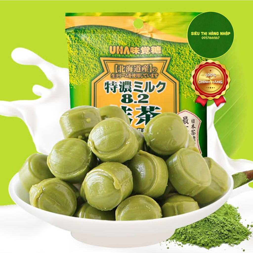 [6 vị] Kẹo UHA Nhật Bản (trà xanh - lúa mạch - sữa bò - đậu đỏ - sữa muối -cafe sữa) | WebRaoVat - webraovat.net.vn