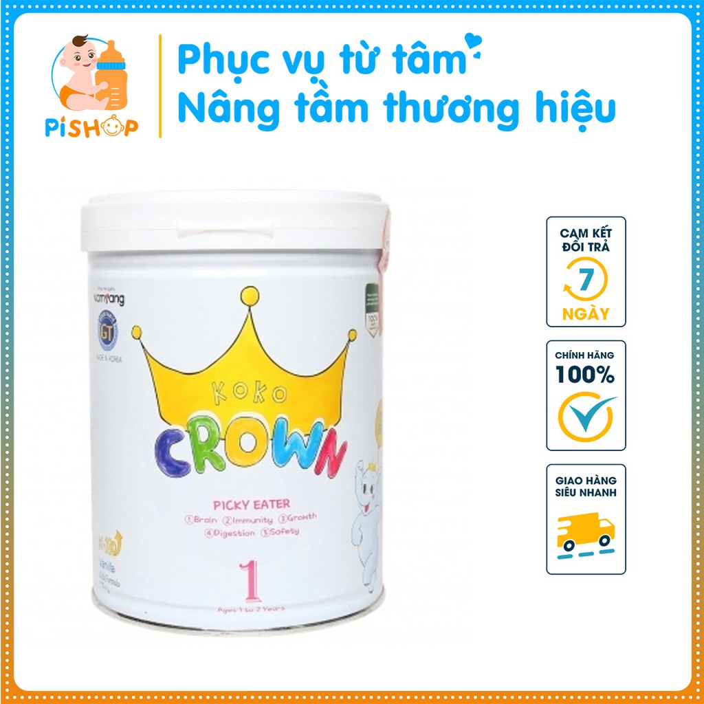 SỮA DINH DƯỠNG ĐẶC CHẾ CHO TRẺ BIẾNG ĂN - Sữa Koko Crown BA Số 1 và số 2 (lon 800g)