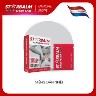 Miếng Dán Nhiệt Giảm Nhức Mỏi STARBALM, Giảm Đau Lưng, Thư Giãn Cơ, Lưu Thông Máu, Hết Nhức Mỏi Do Lao Động, Vận Động