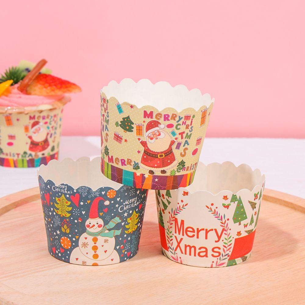 LET Khuôn Làm Bánh Muffin Phong Cách Giáng Sinh Đáng Yêu