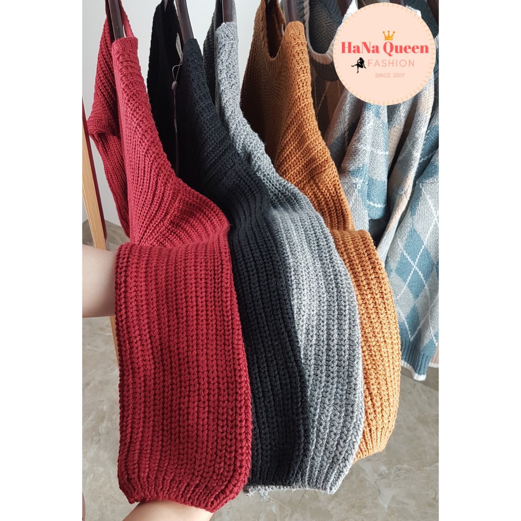 [Xả Kho] Váy len dáng suông phong cách Hàn Quốc (Freesize dài 81cm)