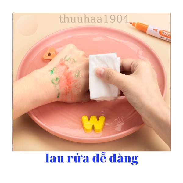 Set 12 bút vẽ nước ma thuật, vẽ hình nổi trên mặt nước, dùng được trên bảng trắng, đồ chơi giáo dục sớm cho trẻ em