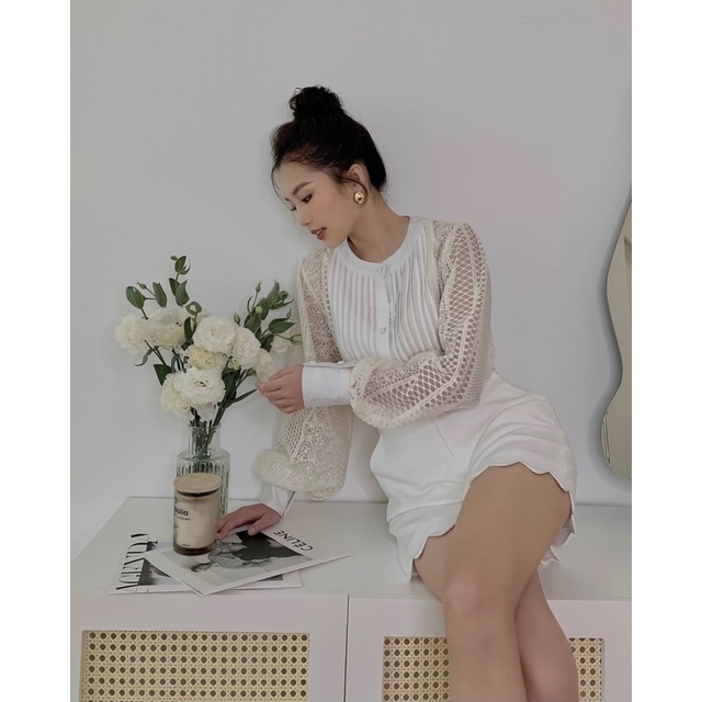 Sơmi phối ren - Hannie Shirt | BigBuy360 - bigbuy360.vn