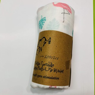 Khăn sợi tre Muslin Swaddle 1m2x1m2 mềm mại