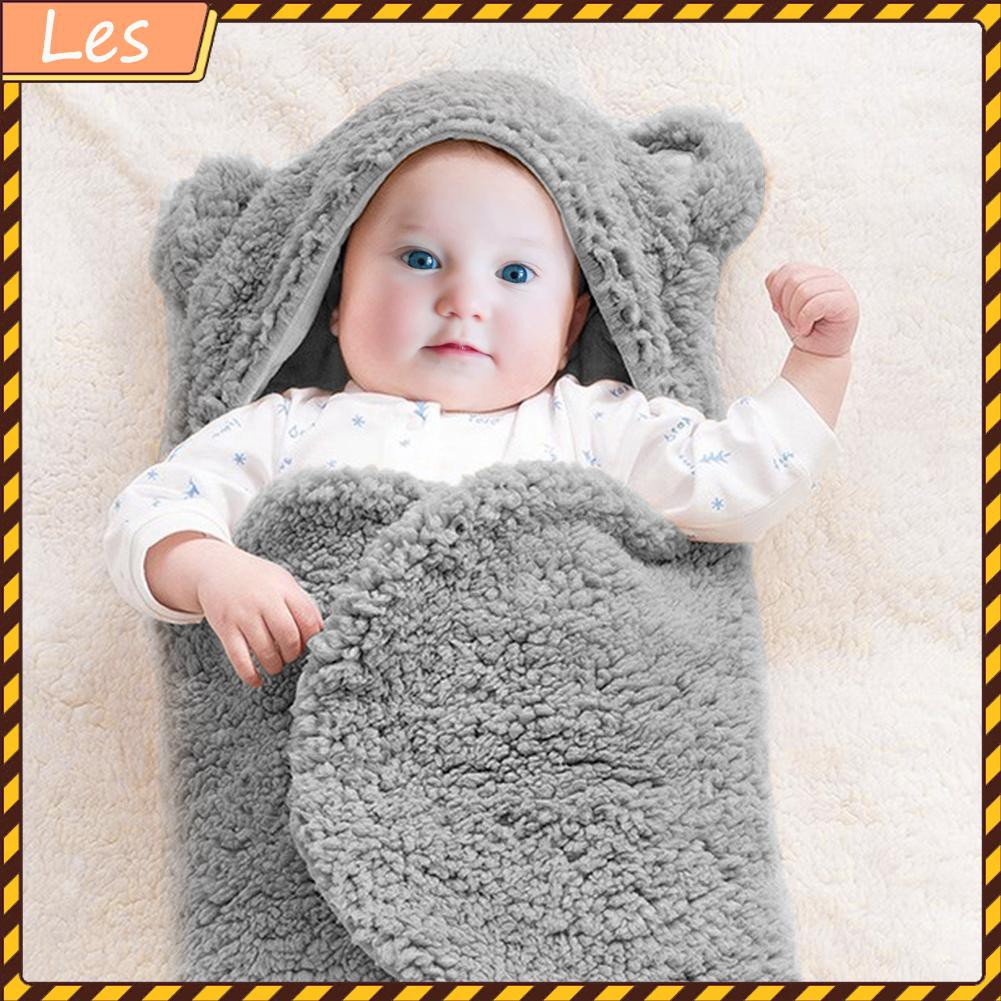 Túi Ngủ Lông Cừu Mềm Mại Cho Bé Sơ Sinh